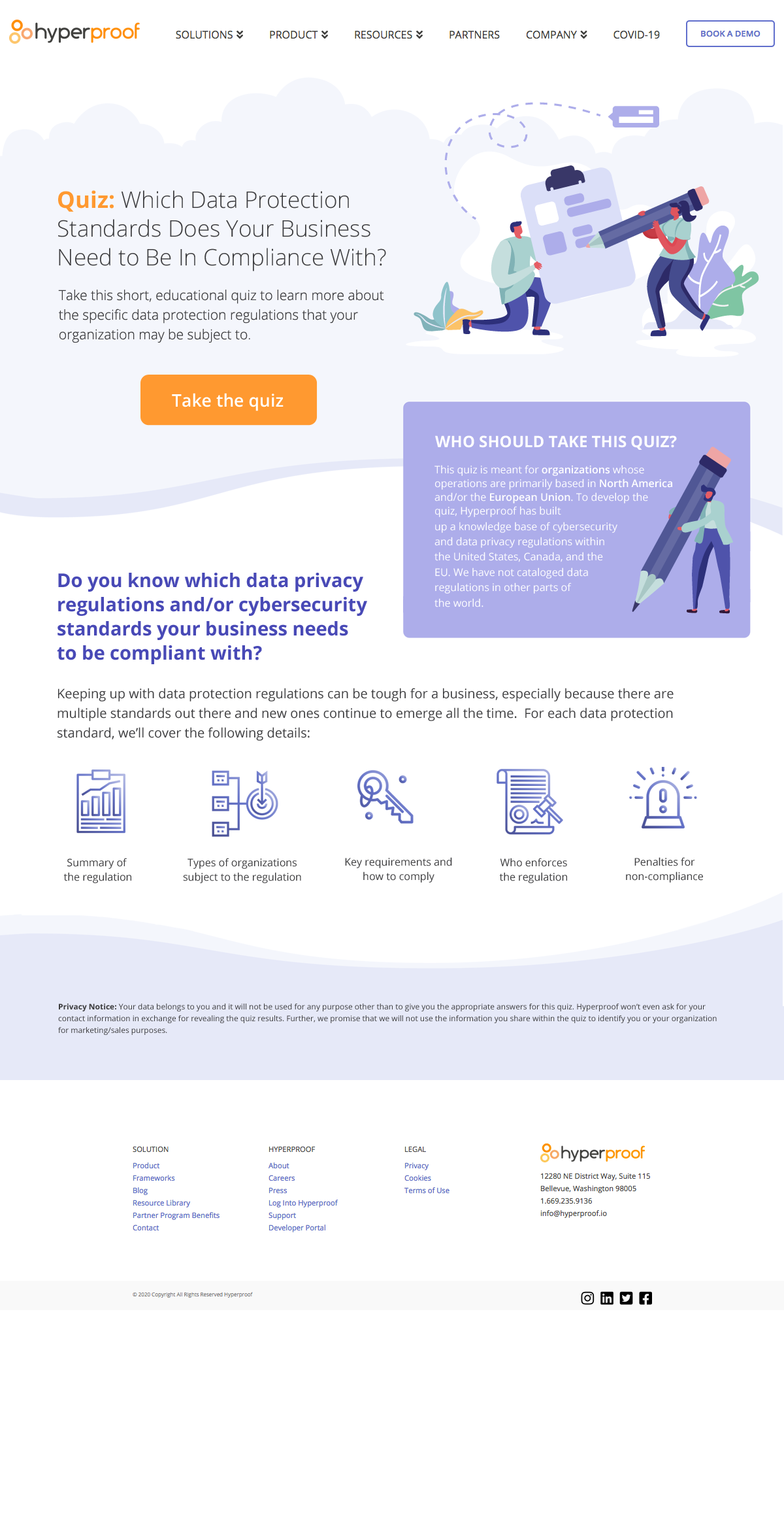 Hyperproof Compliance Quiz